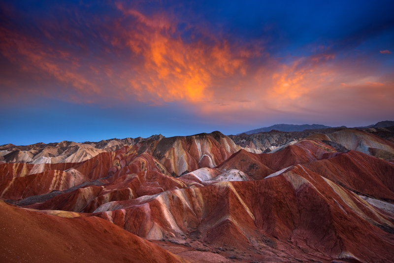 Illustration for article titled These Rainbow Mountains Are China's Secret Geological Wonder
